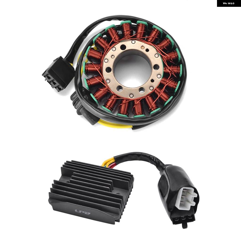 並行輸入品CBR1100XX ステーターコイル + レギュレーター 整流器 + ステーターカバー ガスケット ホンダ CBR 1100 XX ブラックバード 1999 2000 2001の画像