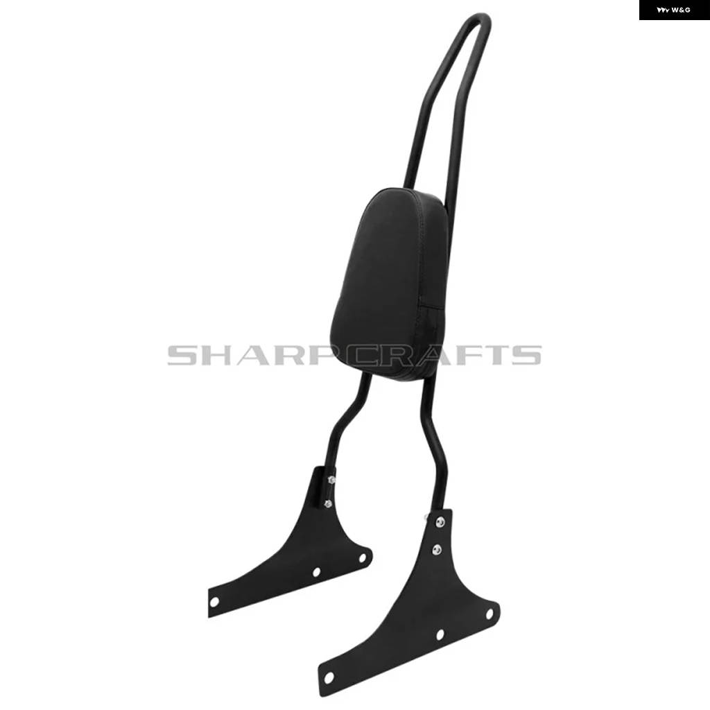 並行輸入品モータースパイクボウ パッセンジャーバックレスト シーシーバー ハーレー ソフテイル ヘリテージ クラシック FLSTC FLSTS スプリンガー ファ_1