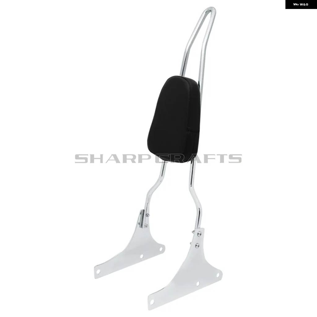 並行輸入品モータースパイクボウ パッセンジャーバックレスト シーシーバー ハーレー ソフテイル ヘリテージ クラシック FLSTC FLSTS スプリンガー ファ_2