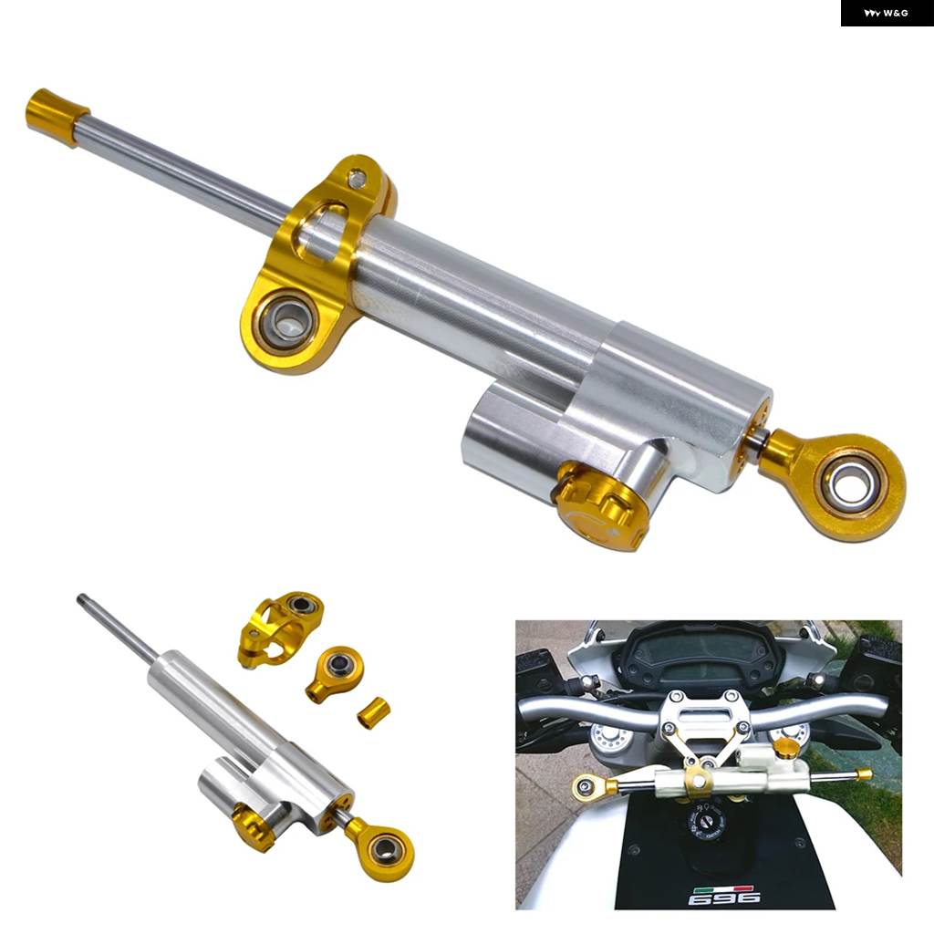 並行輸入品 ホンダ CBR954RR CBR 954 RR 2002 2003 オートバイ CNC アルミステアリング ダンパーの画像