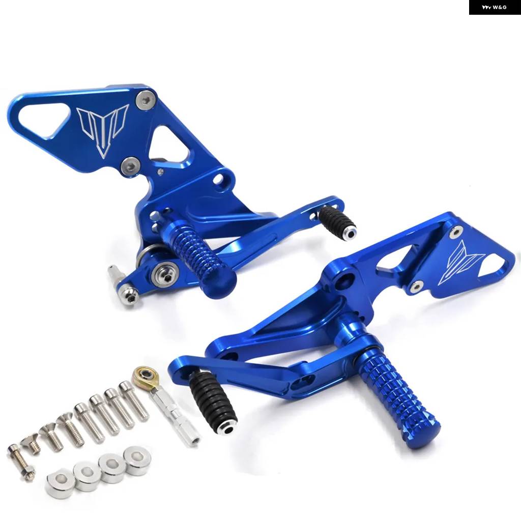 並行輸入品 2020 FZ-07 MT-07 CNC調整可能 フットレスト リアセット ヤマハ MT07 FZ07 2013-20の画像