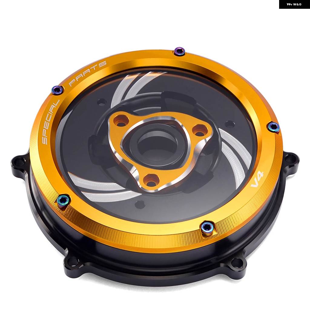 並行輸入品 クリアクラッチカバー ドゥカティ PANIGALE V4 / V4S 1100 /R 2018 - 21 エンジン ガ_3