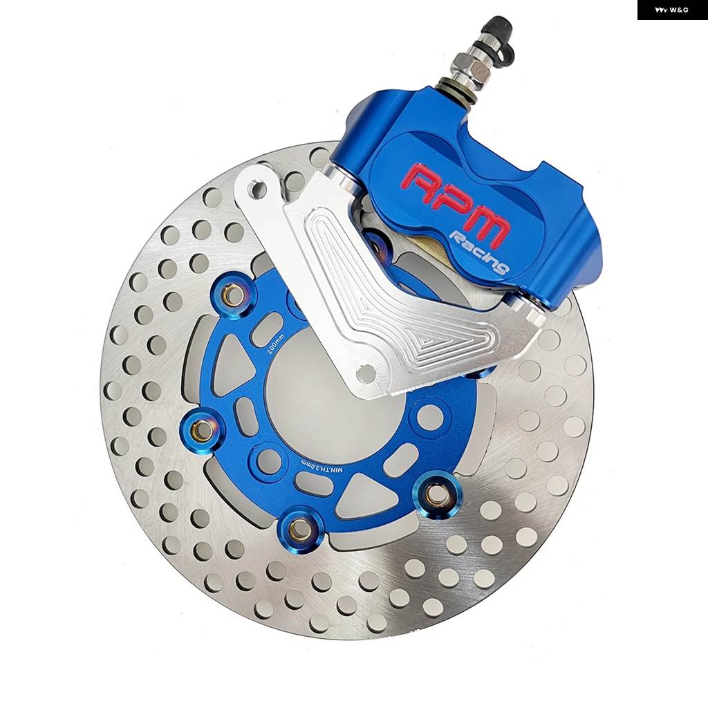 並行輸入品 200MM バイク ブレーキ キャリパー ディスクセット ホンダ