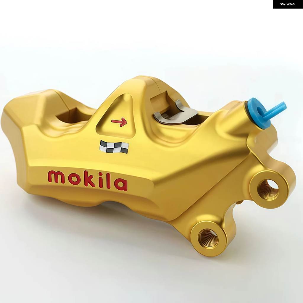 並行輸入品 40MM オートバイ ディスクブレーキ キャリパー 4ピストン アバロン製小型 ブラケット モデル 220MM ディス_2
