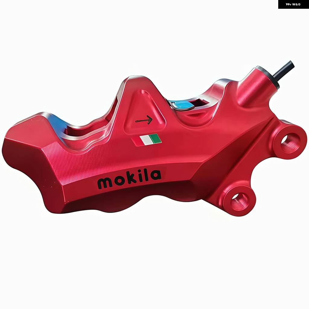 並行輸入品 40MM オートバイ ディスクブレーキ キャリパー 4ピストン アバロン製小型 ブラケット モデル 220MM ディス_1