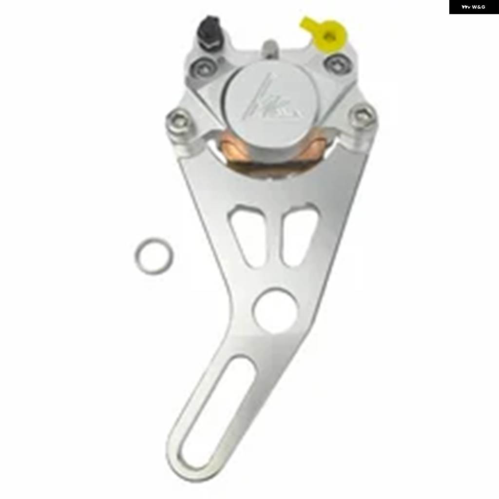 並行輸入品 84MM スモールクラブ バイク リアブレーキ キャリパー CNCアルミ 2ピストン 高性能 ホンダ カワサキ カスタ_2