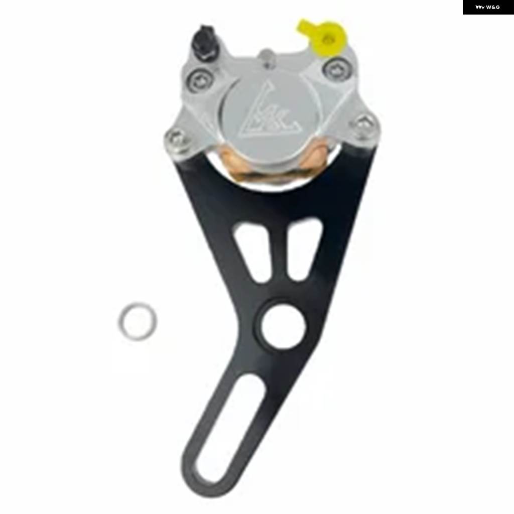 並行輸入品 84MM スモールクラブ バイク リアブレーキ キャリパー CNCアルミ 2ピストン 高性能 ホンダ カワサキ カスタ_3