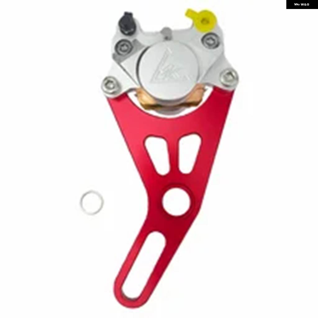 並行輸入品 84MM スモールクラブ バイク リアブレーキ キャリパー CNCアルミ 2ピストン 高性能 ホンダ カワサキ カスタ_4
