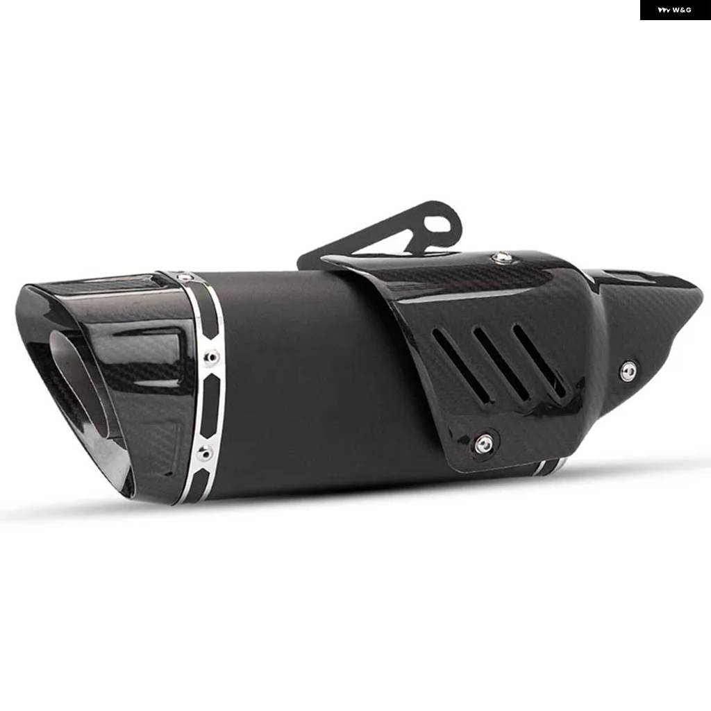 並行輸入品 51MM 汎用 エスケープ モト モトクロス マフラー オートバイ マフラー 自転車 ホンダ CBR650F CBR3の画像