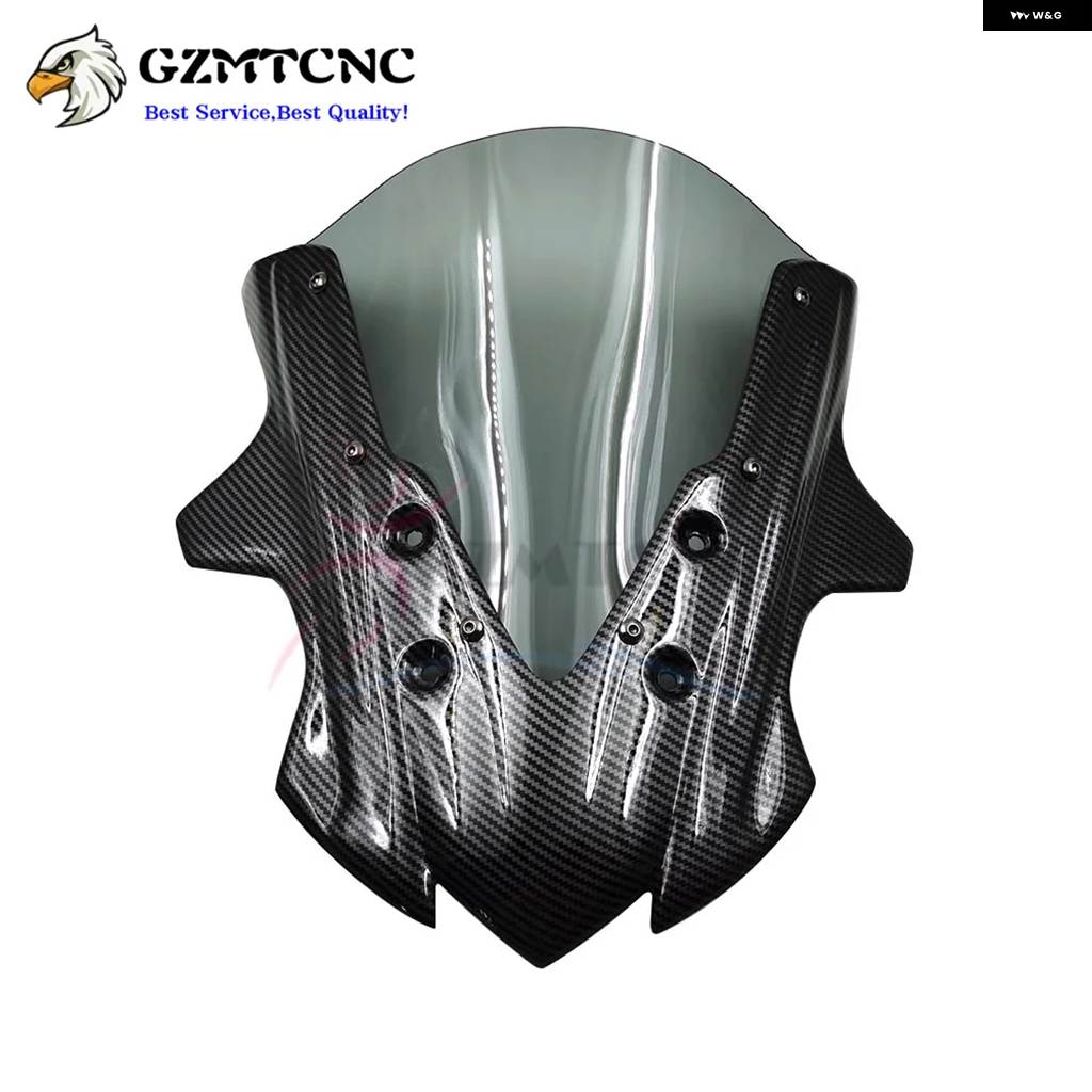 並行輸入品 カーボンパターン ウィンドシールド ホンダ CBR650F CBR 650F 2014 - 18 ウィンドツーリングス_1