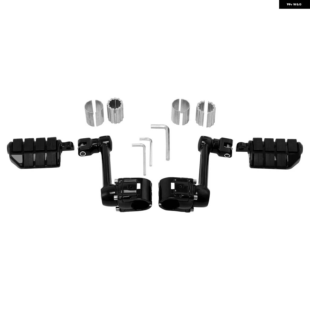 並行輸入品 ホンダ ゴールドウイング 1800 オートバイ 調整可能 フットペグ ブラケット 25MM 32MM 35MM  カスの画像