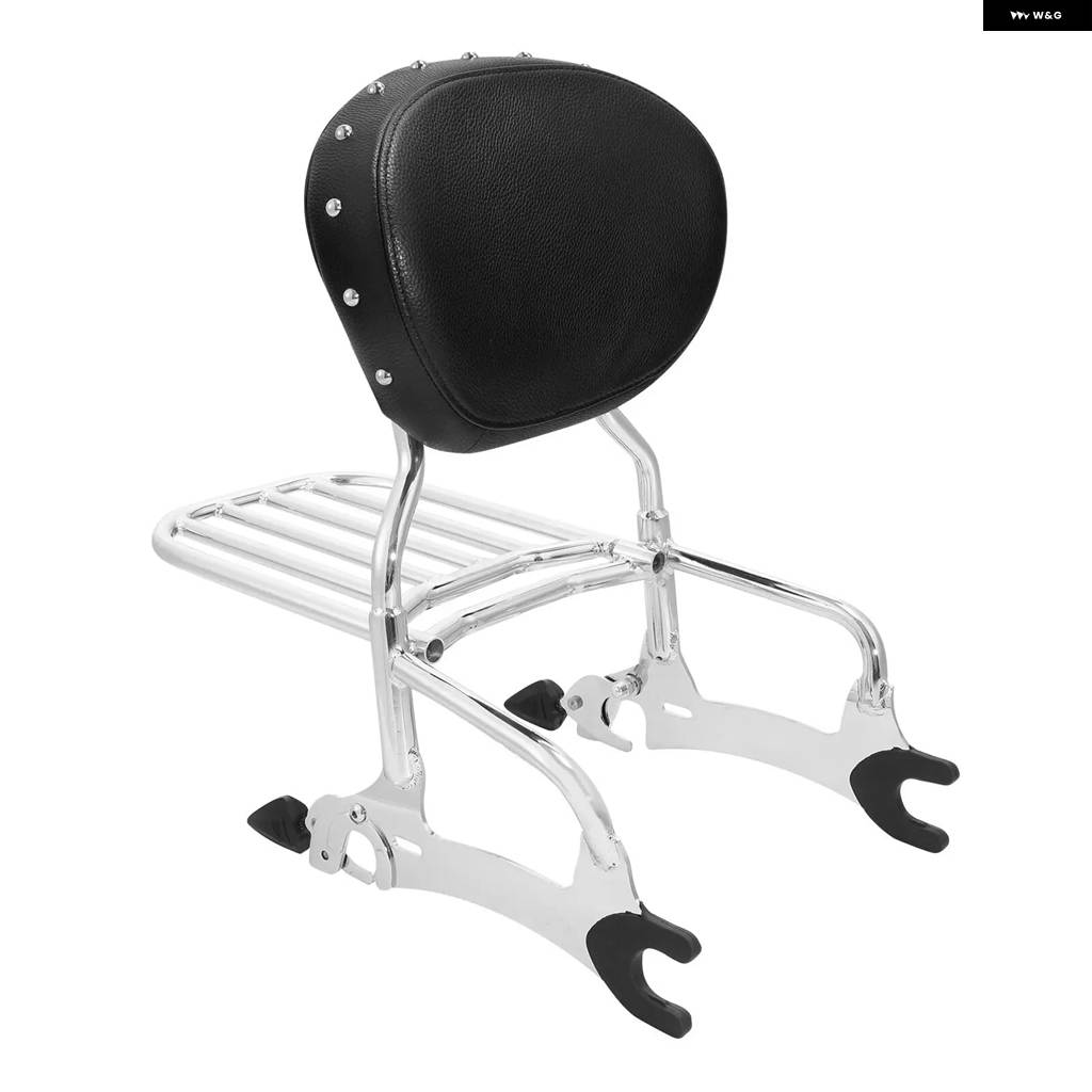 並行輸入品 バイク バックレスト シーシーバー ラゲッジラック インディアン チーフテン ダークホース 2016-2025 ロード_1