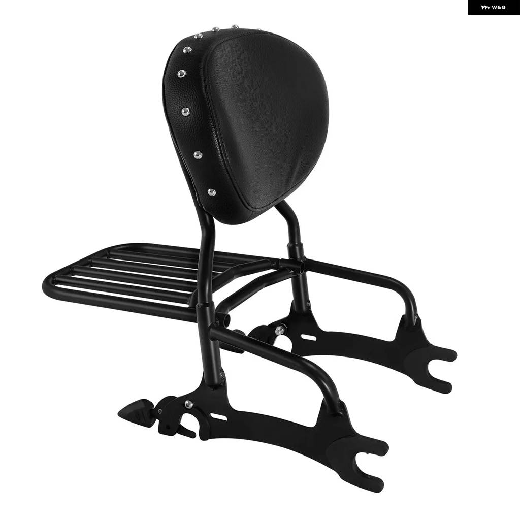 並行輸入品 バイク バックレスト シーシーバー ラゲッジラック インディアン チーフテン ダークホース 2016-2025 ロード_2
