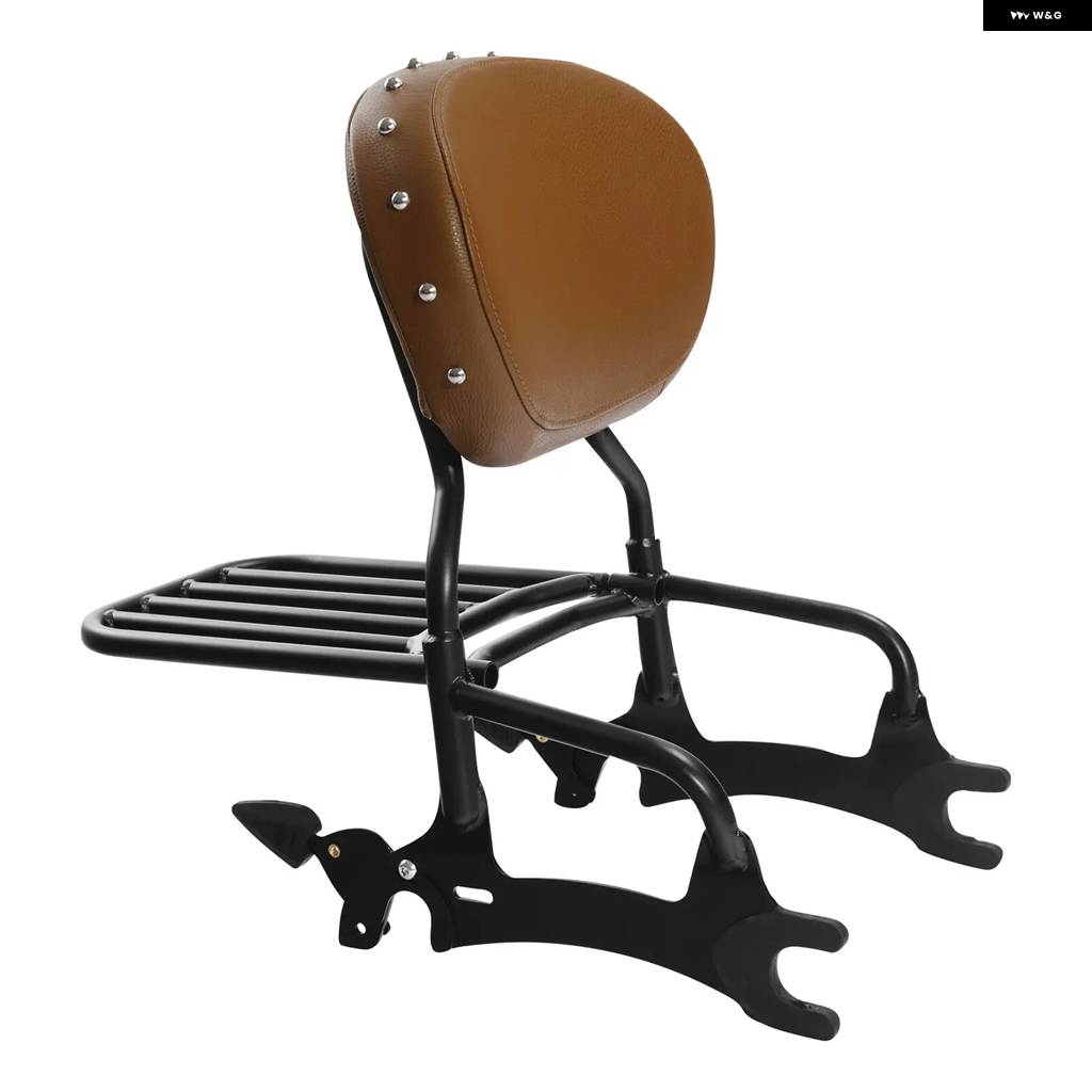 並行輸入品 バイク バックレスト シーシーバー ラゲッジラック インディアン チーフテン ダークホース 2016-2025 ロード_3