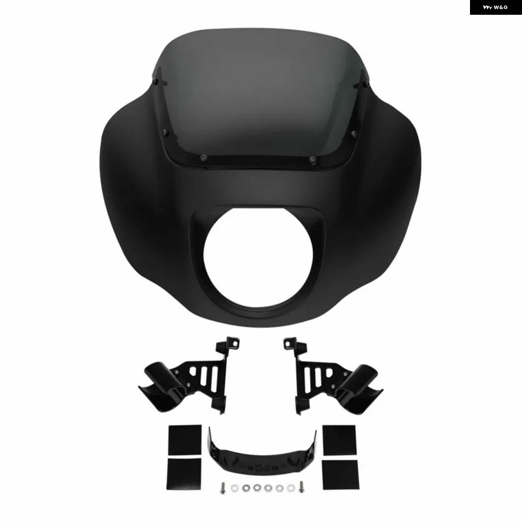 並行輸入品 ヘッドライト フェアリング ウインドシールド ブラケット ハーレー ソフテイル スタンダード ストリートボブ ローライ_2