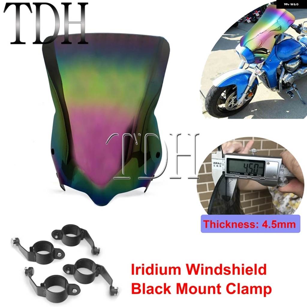 並行輸入品 10インチ ツーリング スポーツ ウィンドシールド クルーザー ウィンドスクリーン スズキ ブルバード M109R ボ_6