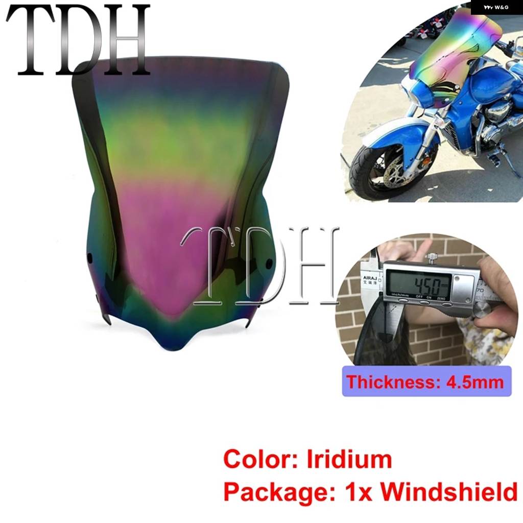 並行輸入品 10インチ ツーリング スポーツ ウィンドシールド クルーザー ウィンドスクリーン スズキ ブルバード M109R ボ_8