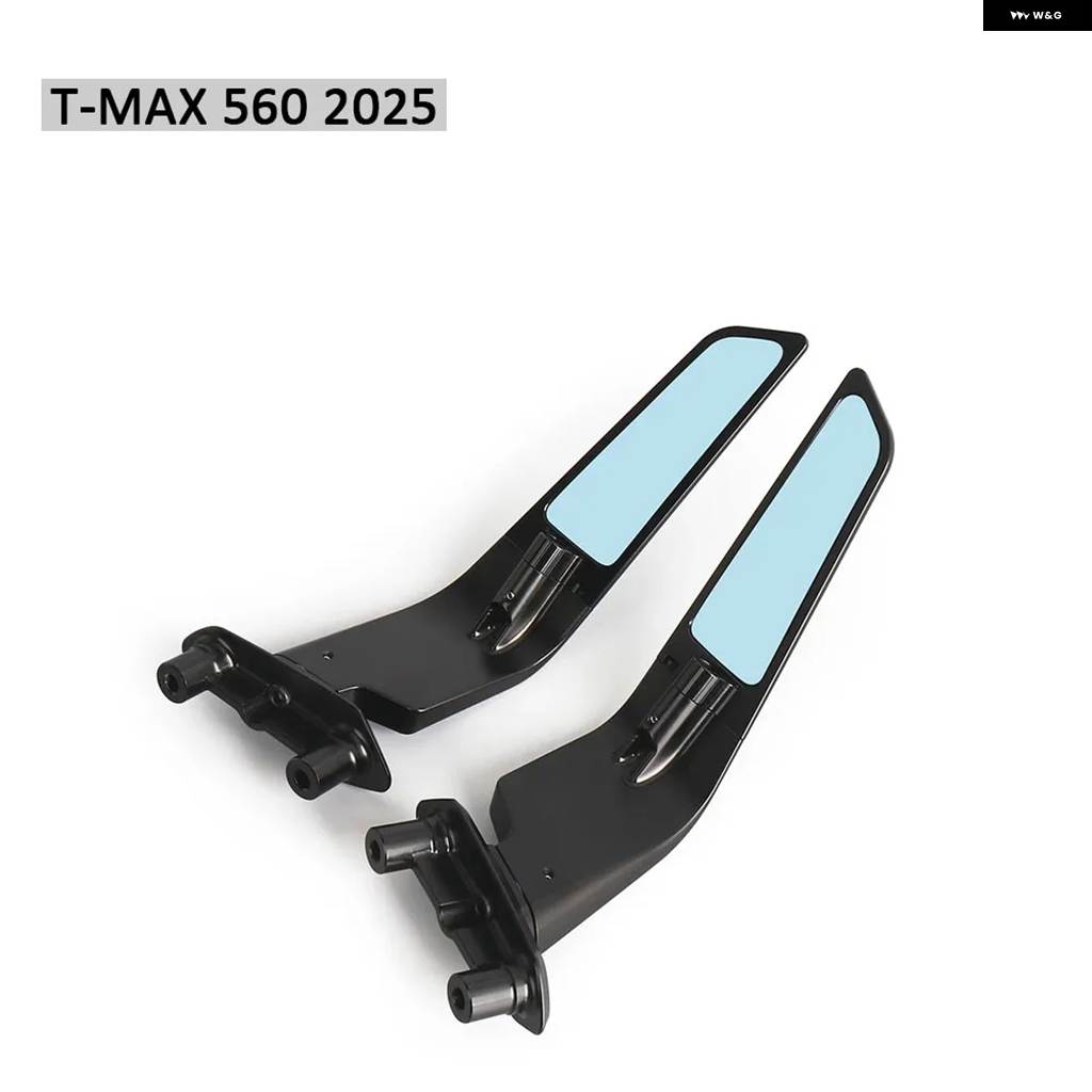 並行輸入品 アルミリアビューミラー ヤマハ T-MAX 560 T-MAX560 テックマックス 2025 バイク 調整可能ミラーの画像