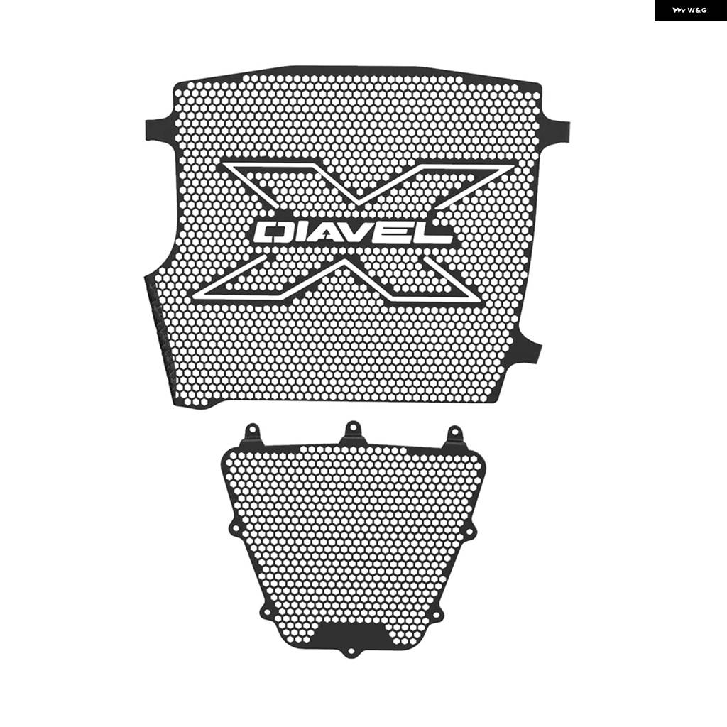 並行輸入品ドゥカティ XDIAVEL S 2016 - 24 ラジエーター ガード グリル カバー プロテクター X DIAVEL Sの画像