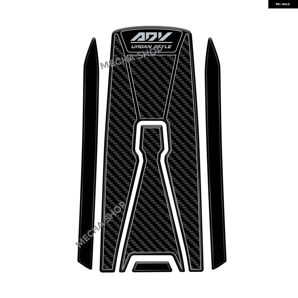 並行輸入品ADV350 ADV 350 2022 - 25 オートバイ サイド3D ステッカー 防水 傷防止 デカール アクセサリーの画像