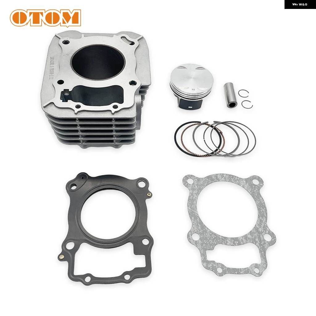並行輸入品オートバイ 4ストローク シリンダー キット 71MM エア シリンダー ブロック ガスケット ピストンリング ピン LONCIN YB250R KEWS K23 モトクの画像