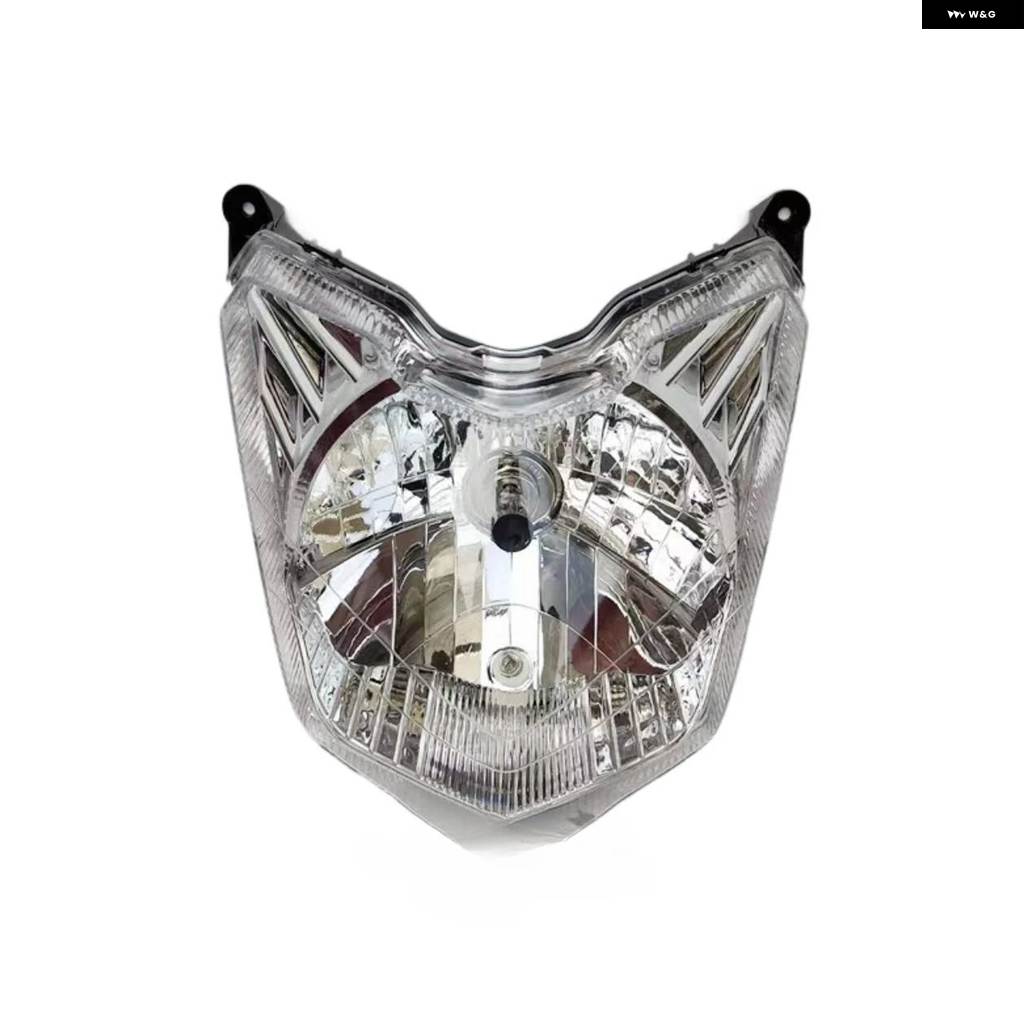 並行輸入品 ヤマハ フェザー YS125 YS150 フロント バイク ヘッドライト ヘッドランプ アセンブリ  カスタム パーツ_1