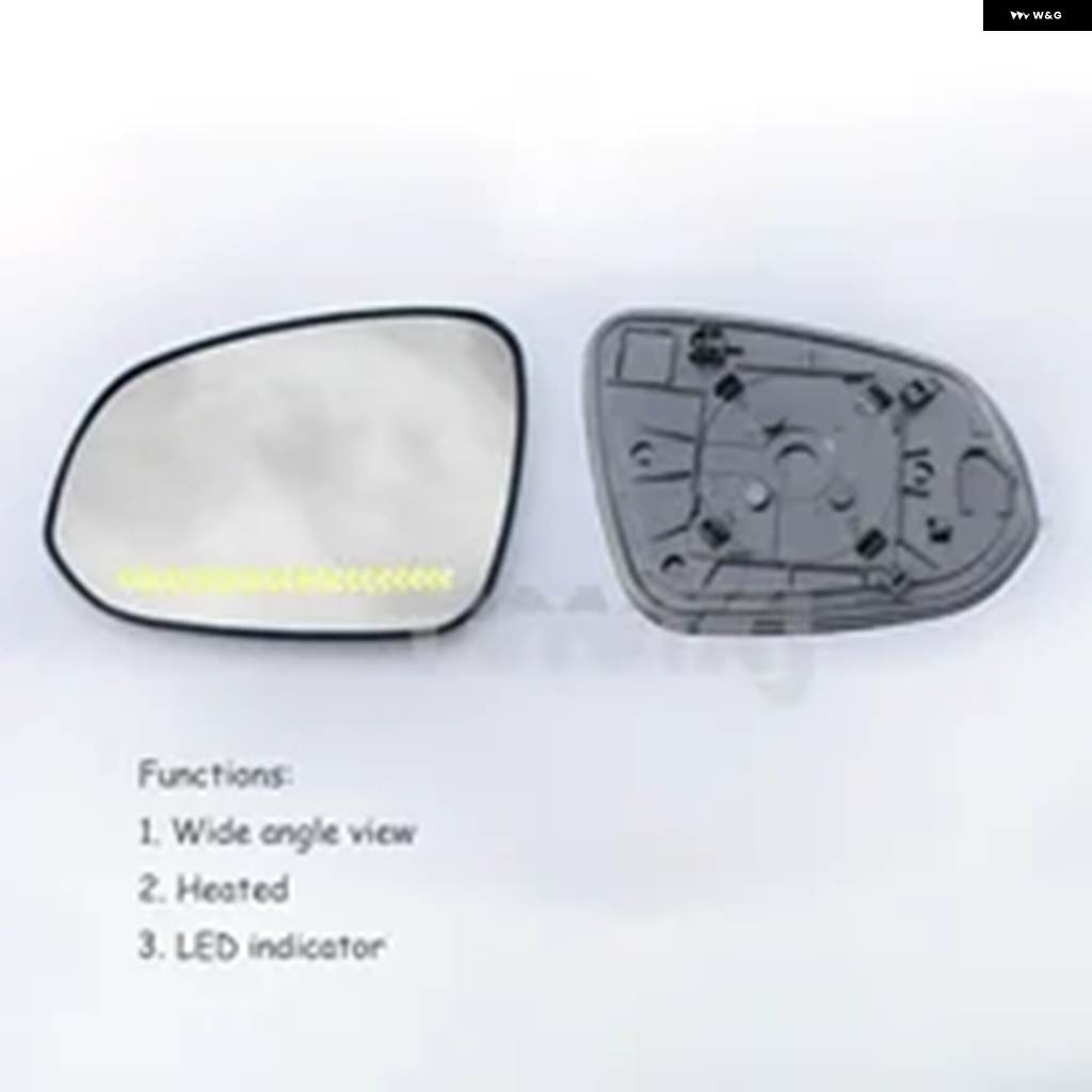 並行輸入品 トヨタ TACOMA RAV4 2016-2024 1ペア ヒーター付きサイドバックミラー ブルーガラスレンズ LEDの画像