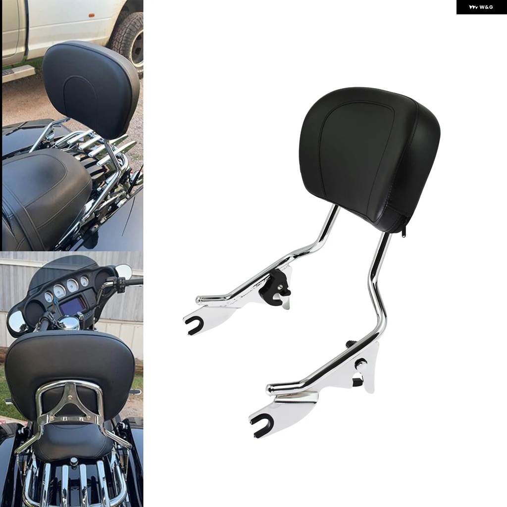 並行輸入品 バイク バックレスト シーシーバー ハーレー ツーリング ロードキング ストリートグライド ロードグライド CVO ス