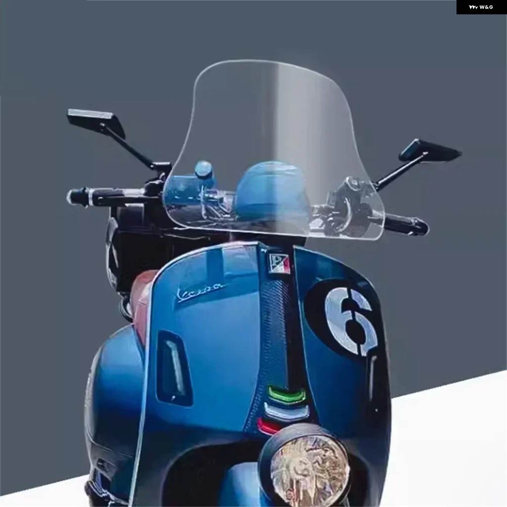 並行輸入品 ピアッジオ VESPA GTV6 GTV SIX DAYS 記念版 フロントガラス カスタム VESPA SEI GIの画像
