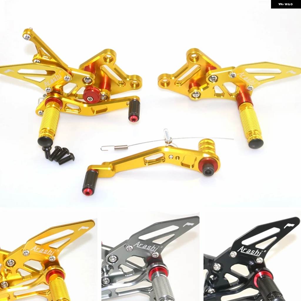 並行輸入品スズキ オートバイ CNC調整式 リアセット フットレスト GSXR1000 GSX-R1000 L7-M5 2017-2025 フットレスト_1