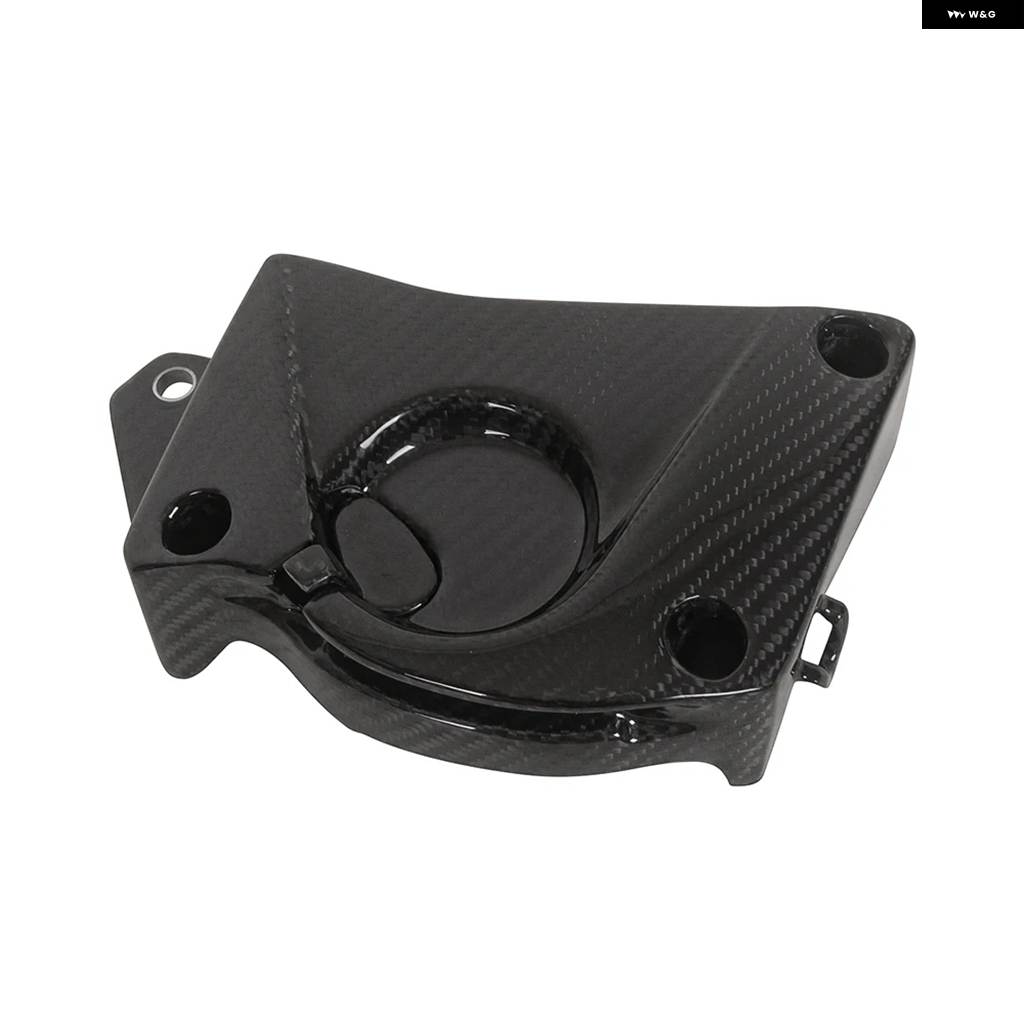 並行輸入品BMW オートバイ カーボンフロント スプロケット カバー S1000RR 2009-2013 2014 2016 - 19 S1000R 2014-2019_1