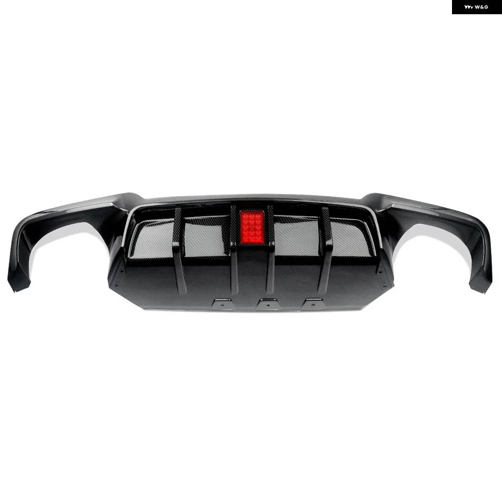 並行輸入品 LEDライトリア バンパー ディフューザー BMW 5シリーズ F10 Mスポーツ 528I 530I M5 2010-2016 バンパー リップスポの画像