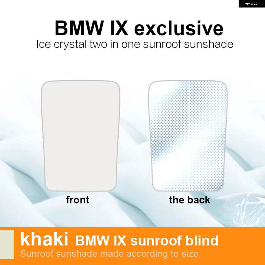 並行輸入品 BMW IX40/IX50 サンルーフ ブロックサンシェード 2022-2025 カー アップグレード アイスクロスロックサンシェード BM
