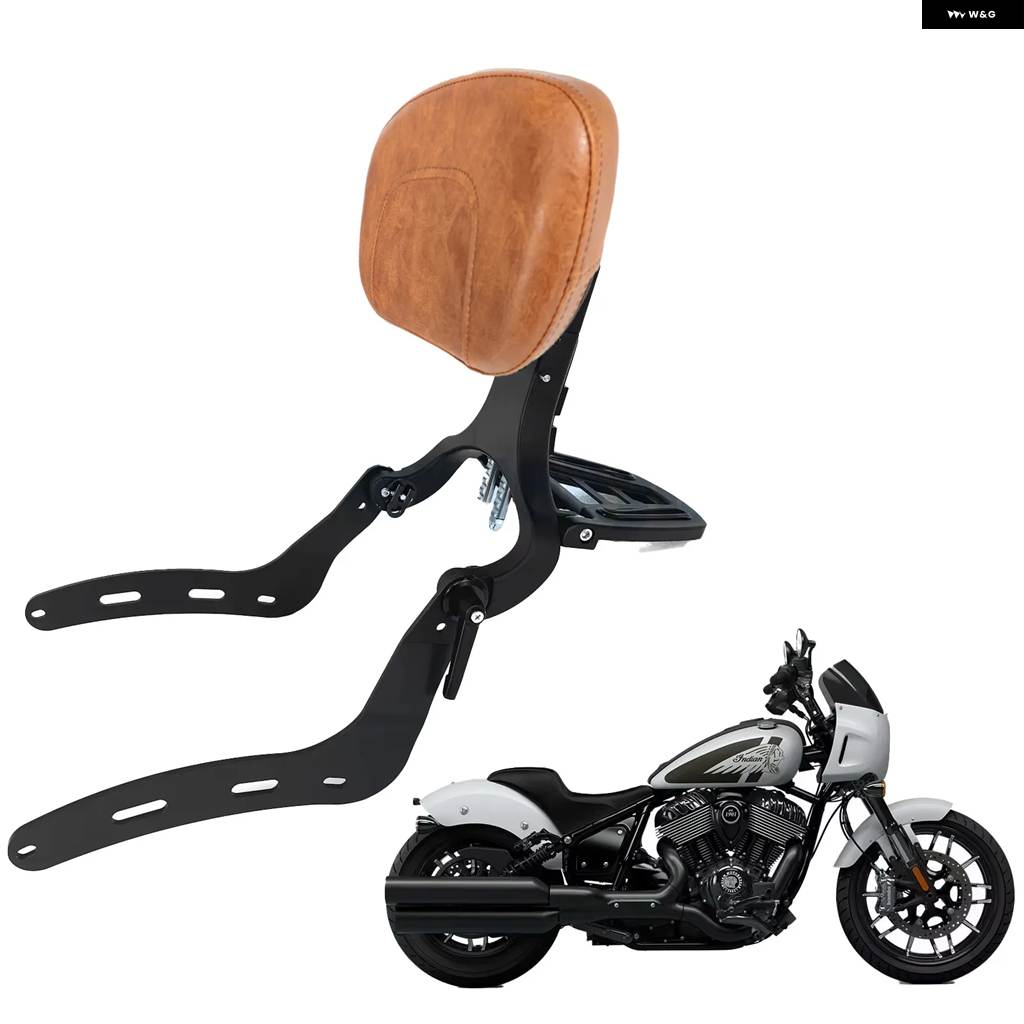 並行輸入品 インディアン チーフ ダークホース スーパーチーフ リミテッド スポーツチーフ バイク リアバックレスト シーシーバ_4