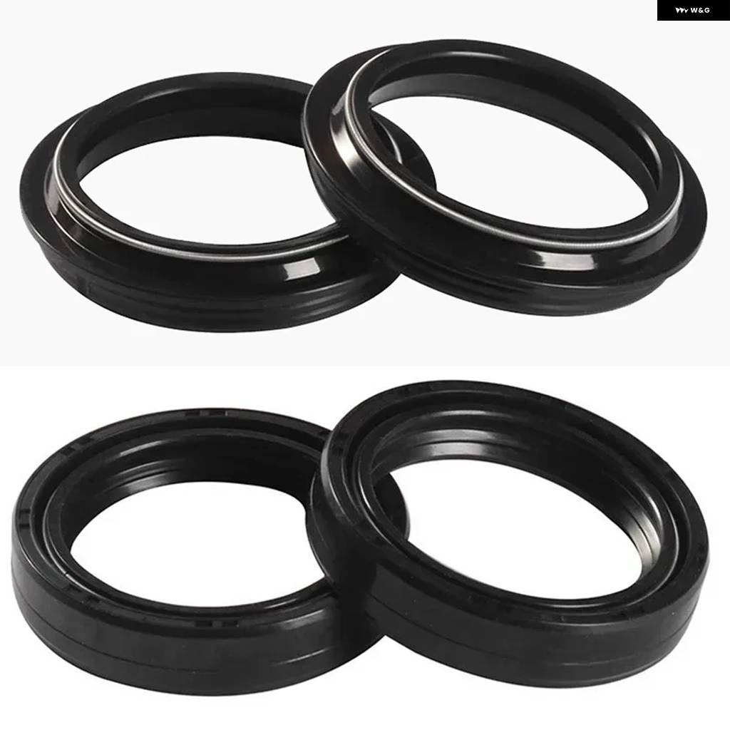 並行輸入品 43X54 フロントショック フォーク ダンパー シャフト オイルシール バーリテーナー 43 54 ダストカバー BMW F850GS 2の画像