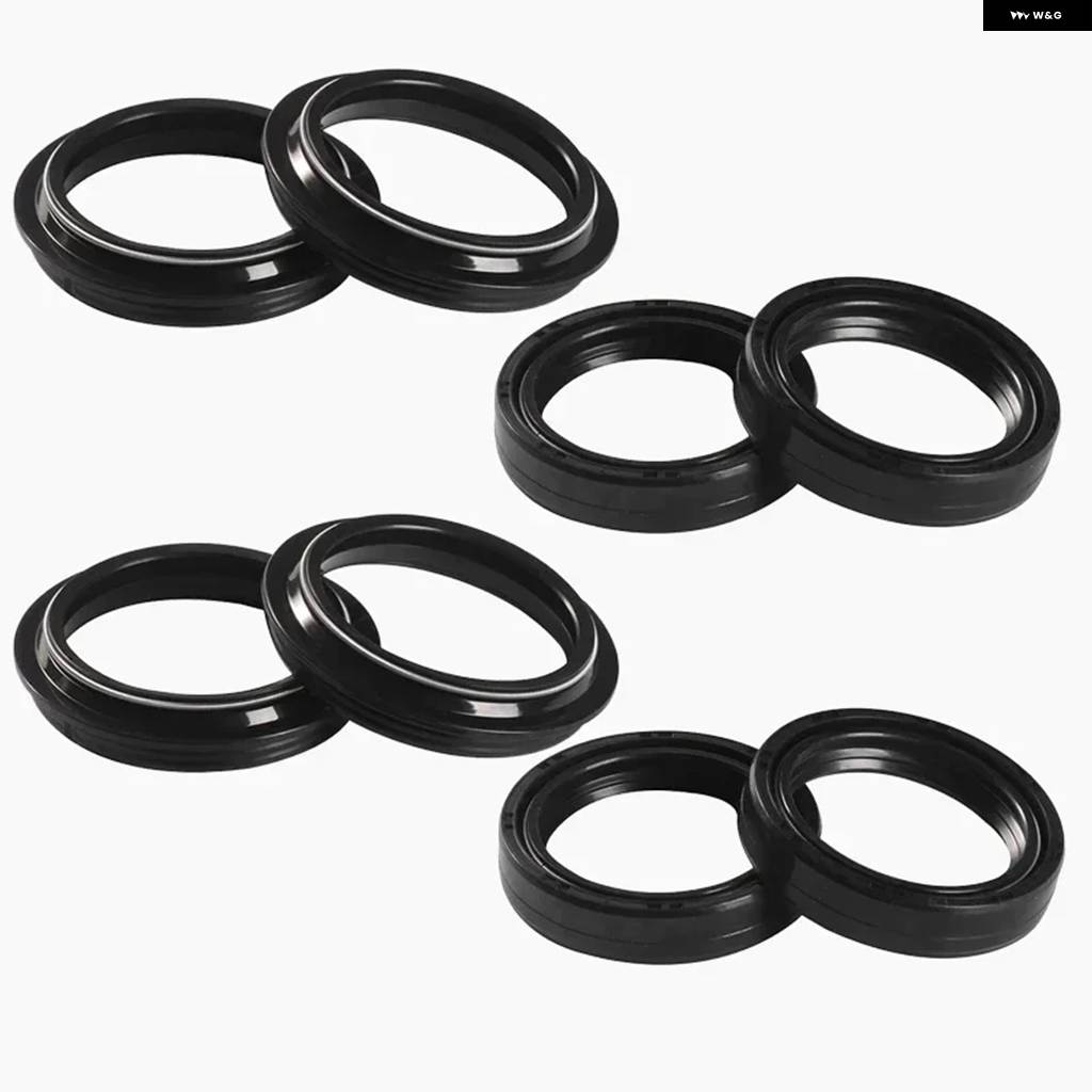 並行輸入品 43X54 フロントショック フォーク ダンパー シャフト オイルシール バーリテーナー 43 54 ダストカバー BMW F850GS 2の画像