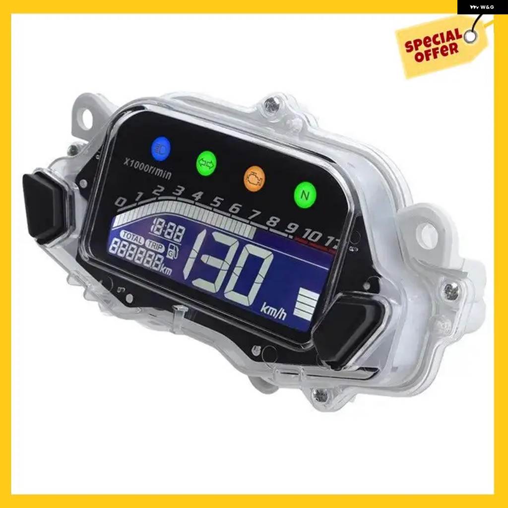 並行輸入品 A10U- オートバイ スピード メーター デジタル ディスプレイ LCD 計器 パネル ホンダ タイタン CG160 CG150用の画像