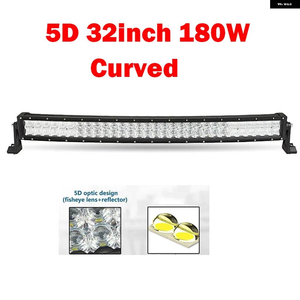 並行輸入品 8/16/22/32/42/50/52インチ 5DカーブストレートオフロードLED ライトバー ジープ 4X4 ATV SUV LEDバー トラック 作業_8