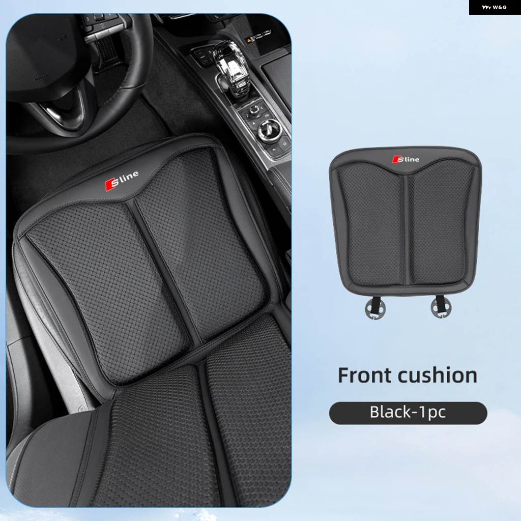 並行輸入品 カーシート アイスシルク クッション バックレスト シート プロテクター カバー アウディ RS5 RS6 AIROAD A3 Q5 Q7 Qの画像