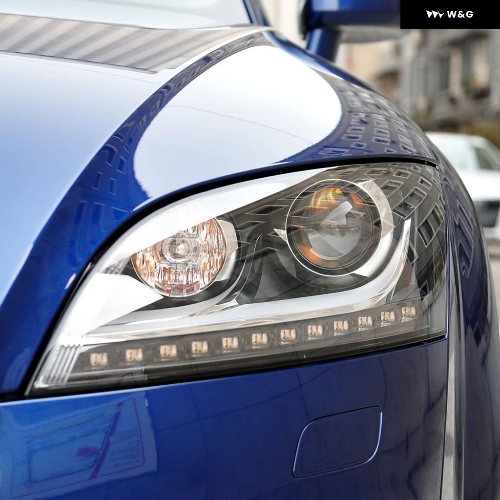 並行輸入品 アウディ TT TTS RS 2008-2014 ヘッドライト カバー クリア