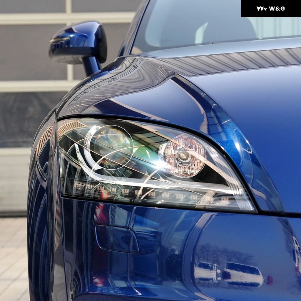 並行輸入品 アウディ TT TTS RS 2008-2014 ヘッドライト カバー クリア