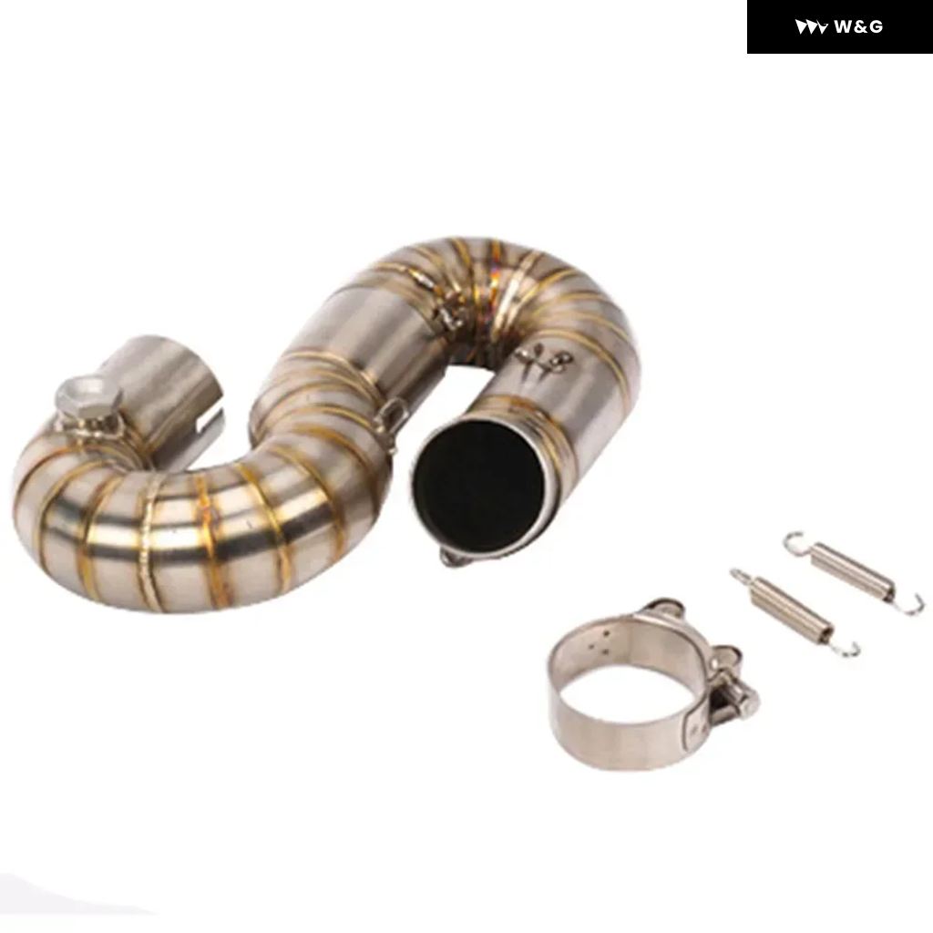 並行輸入品  オートバイ バイク 排気 システム マフラーミドルリンク パイプ ホンダ CBR1000 2008-15 ステンレスの画像