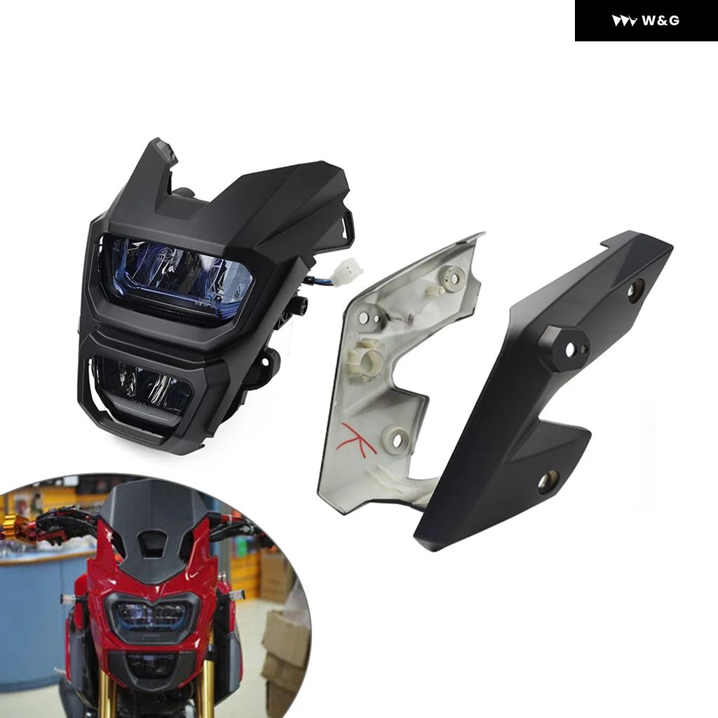 並行輸入品 オートバイ バイク LED ヘッドライト フロントライト ランプカバー ホンダ グロム MSX125 2016 20