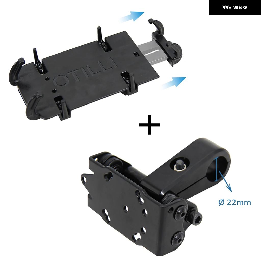 並行輸入品O 22MM ハンドルバー オートバイ バイク アクセサリー プラスチック ブラック 携帯電話 GPS ブラケット ホルダーの画像