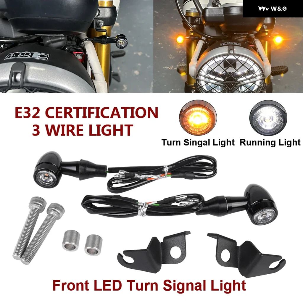並行輸入品スクランブラー 400X LED ウィンカー フローティングライトスピード 400 2025 オートバイ バイク アクセサリー 点滅 インジケーター ウィンカ_2
