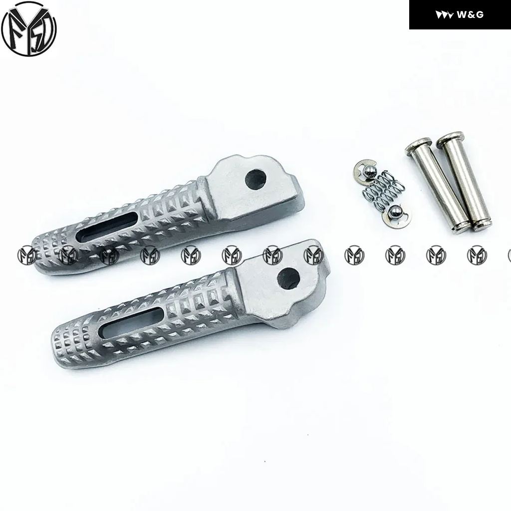 並行輸入品パッセンジャー フットペグ ブラケット BMW S1000RR 2009-2017 2016 オートバイ バイク パーツ ブラック シルバー リアペダルの画像