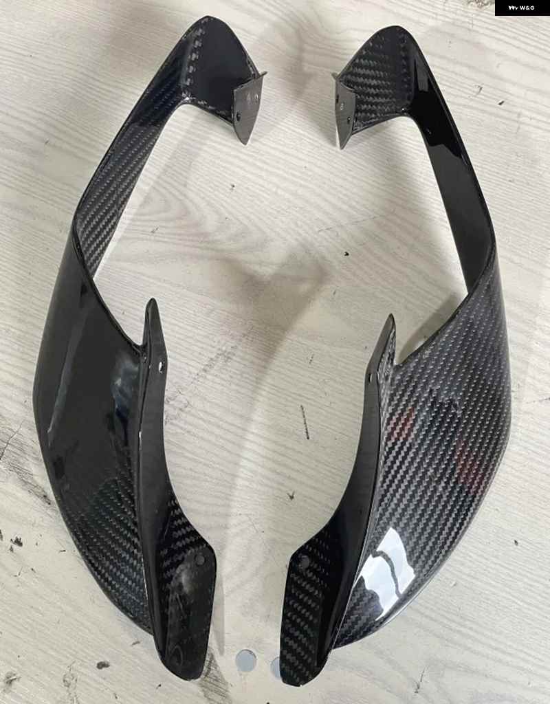 並行輸入品ヤマハ R1M 2020-23 オートバイ バイク ウィングレット エアデフレクター サイドウィングスポイラー カーボン