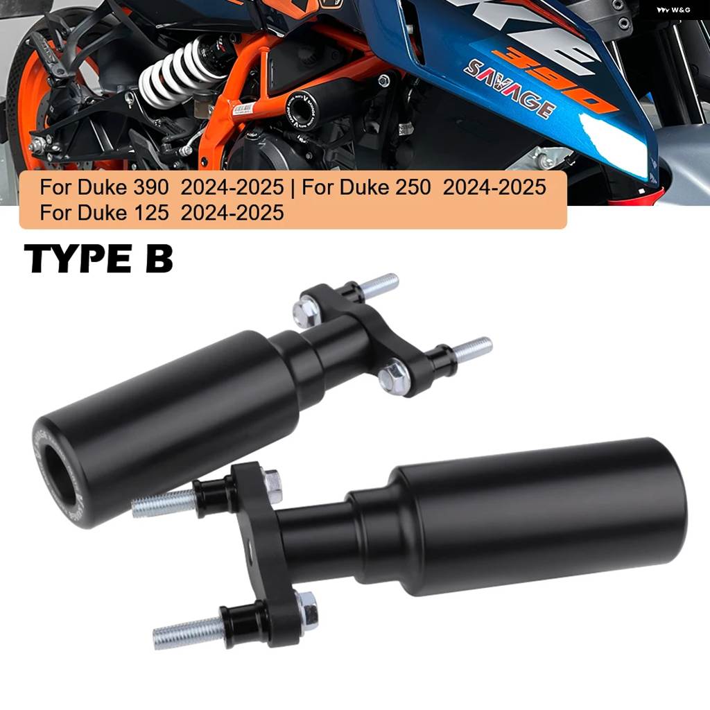 並行輸入品DUKE 390 250 200 125 DUKE バイク フレーム スライダー クラッシュ プロテクター エンジン クラッシュ プロテクション フェアリング ガードの画像