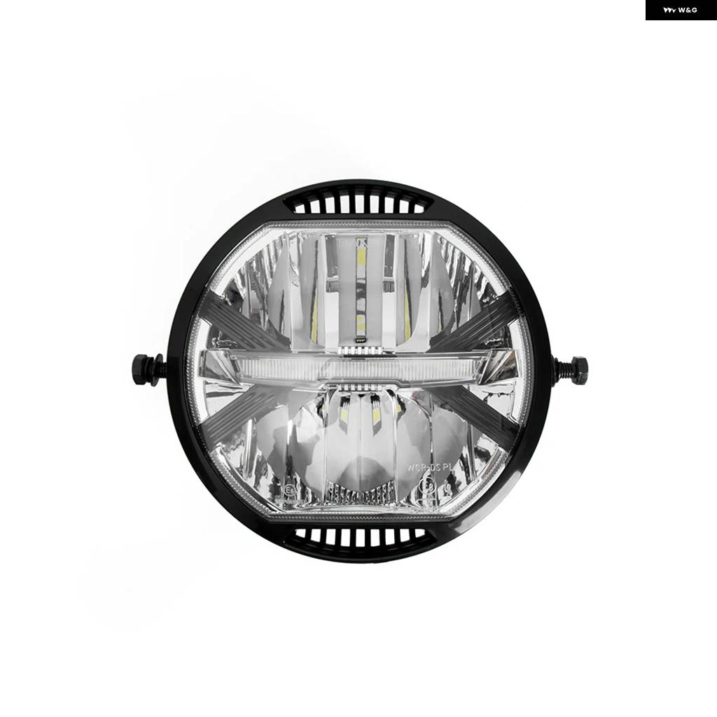 並行輸入品カフェレーサー モダンレトロ スタイル カスタム LED ヘッドライト 運転灯 CR150 旧学校_1