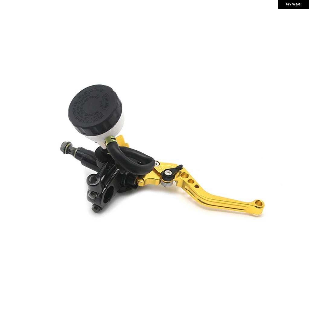 並行輸入品ALCONSTAR - 7/8インチ 22MM バイク クラッチ ブレーキ マスター シリンダー リザーバー レバー キット ホンダ カワサキ KLX用 フルード_9
